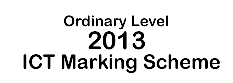 2013 o/l ict marking