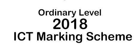 2018 o/l ict marking