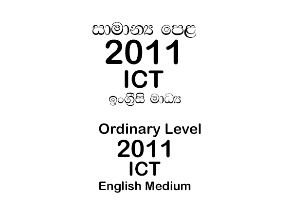 2011 o/l ict paper english